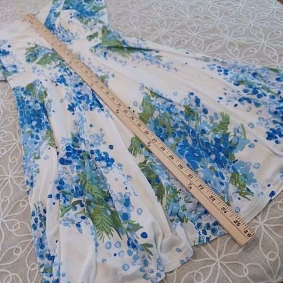 Boden Floral Print Flutter Sleeve Dress - Picture 10 of 15